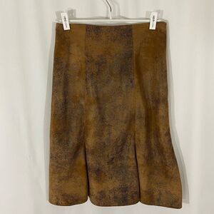 NWT Ranch Wear Faux Leather Skirt